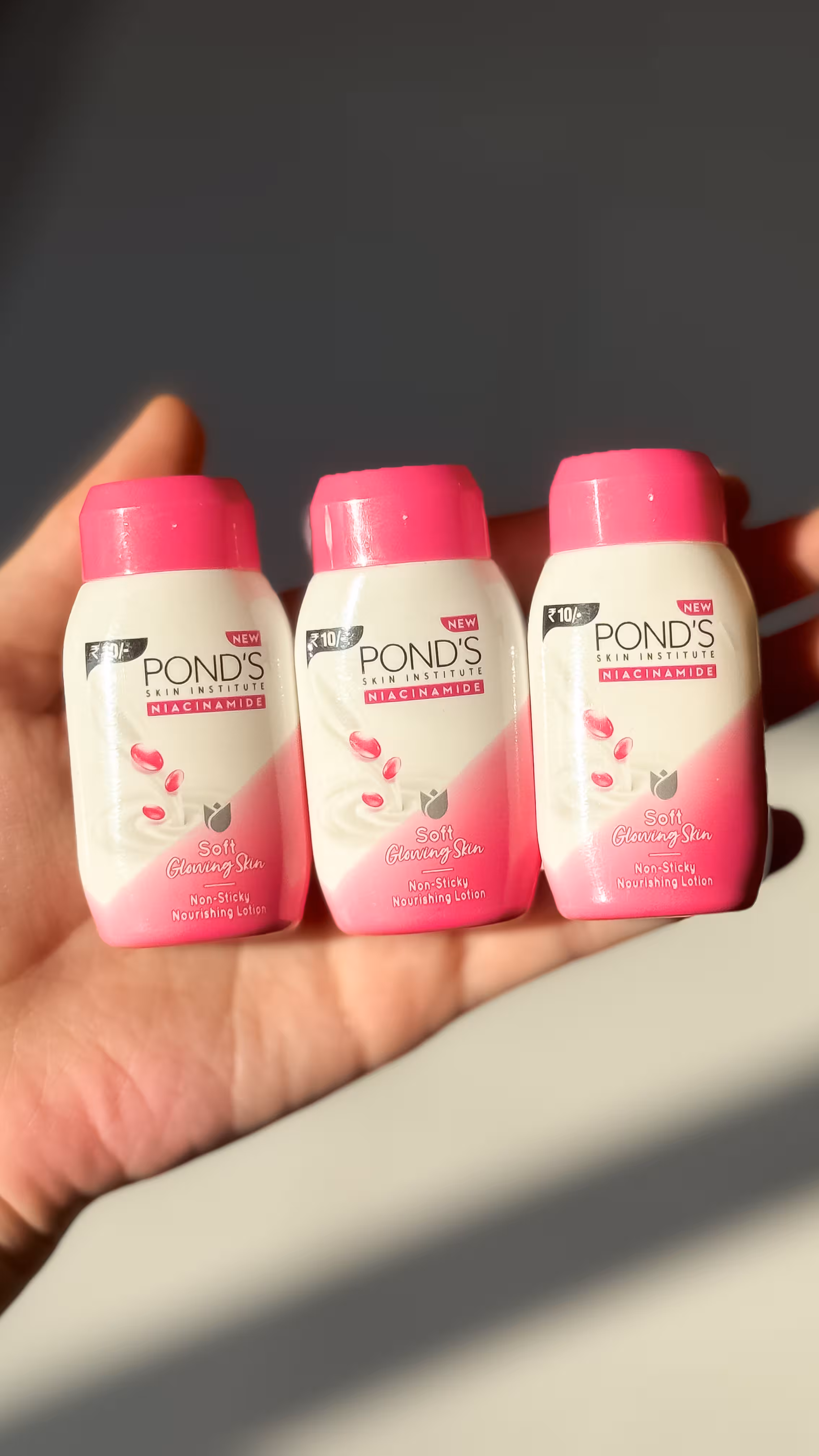 لوسیون مسافرتی پوندز POND’S مدل TRIPLE VITAMIN