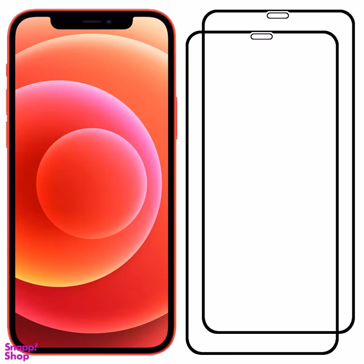 محافظ صفحه نمایش مدل FCG مناسب برای گوشی موبایل اپل iPhone 12 mini بسته دو عددی