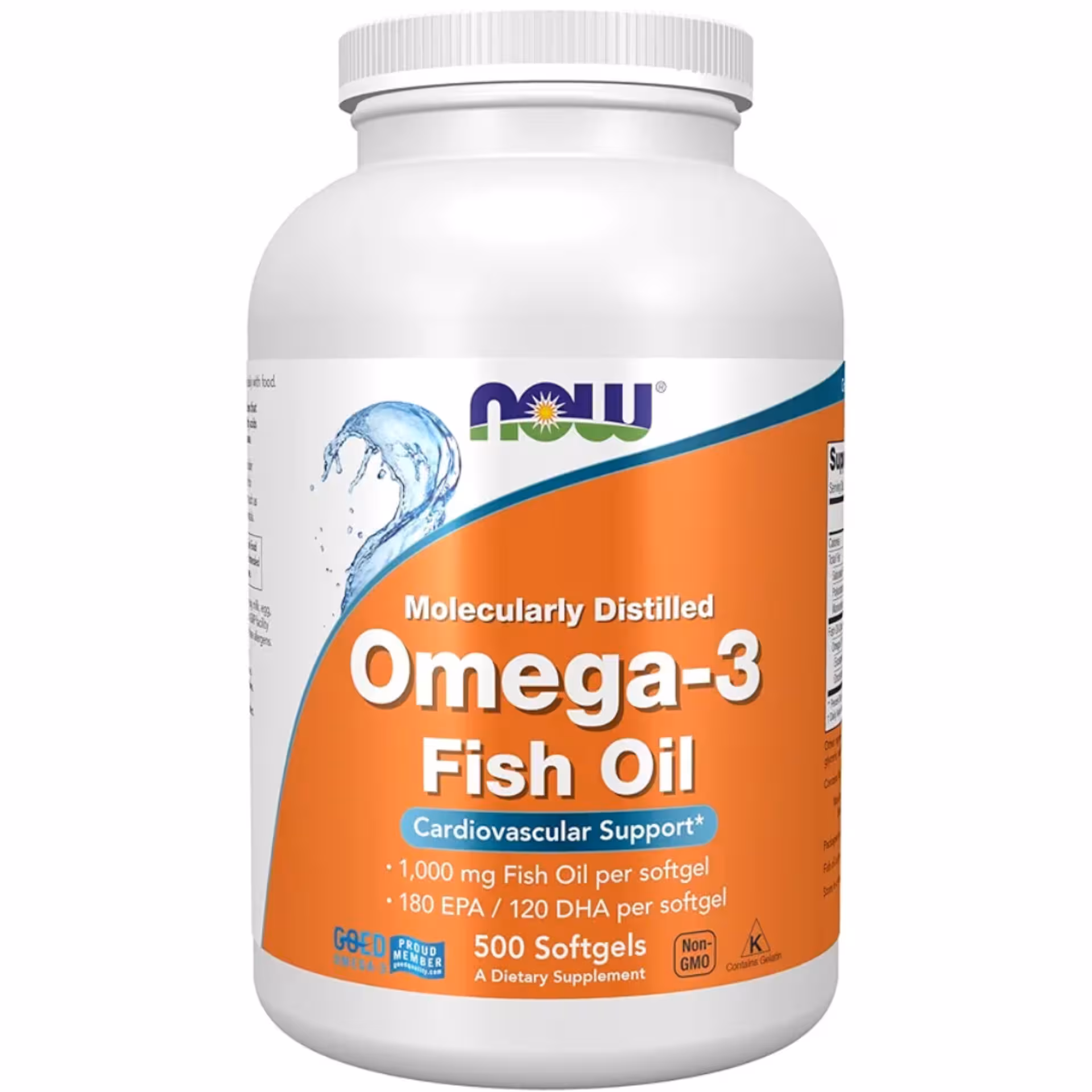 روغن ماهی امگا 3 ناو اصل | NOW Omega-3 Fish Oil 500 Softgel