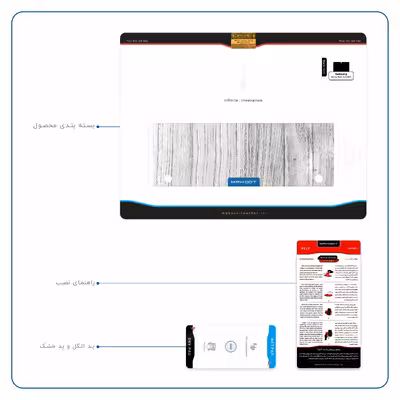 برچسب پوششی ماهوت مدل White Wood مناسب برای تبلت سامسونگ Galaxy Note 10.1 2012 N8010