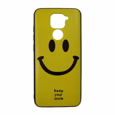 کاور طرح فیک اسمایل کد 01 مناسب برای گوشی موبایل شیائومی Redmi Note 9 