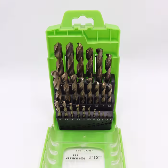 مته آهن کبالت مدل کمل کد YP-W-HSS مجموعه 25 عددی