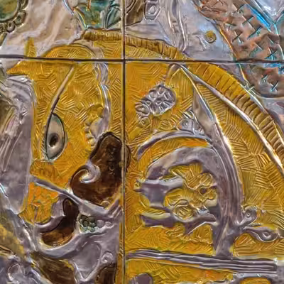 تابلو برجسته طرح باستانی کد n003