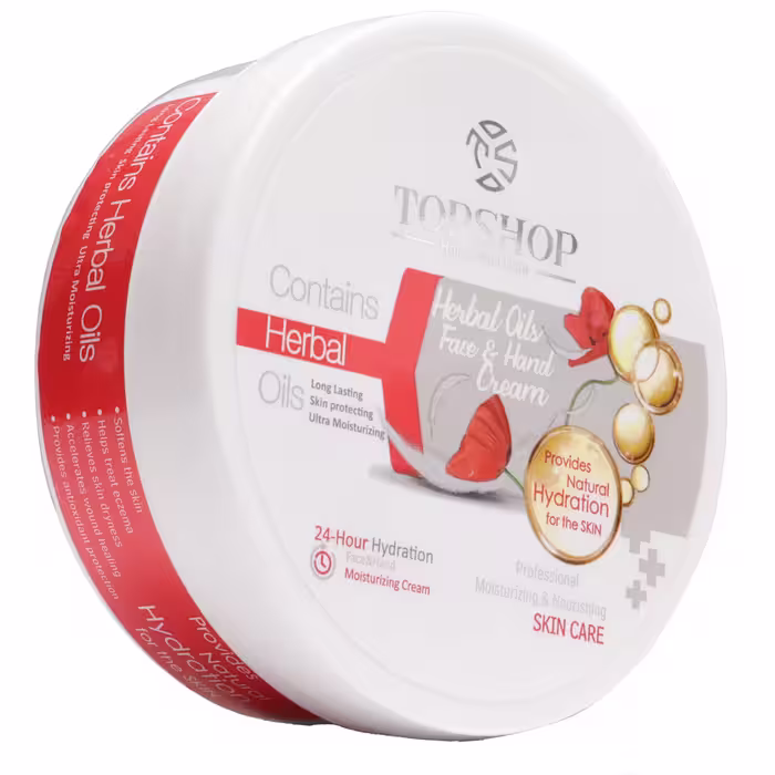 کرم مرطوب کننده تاپ شاپ مدل روغن گیاهی حجم 200 میلی لیتر بسته 2 عددی