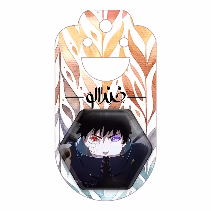 پیکسل خندالو طرح اوبیتو انیمه ناروتو مدل شش ضلعی کد 11258