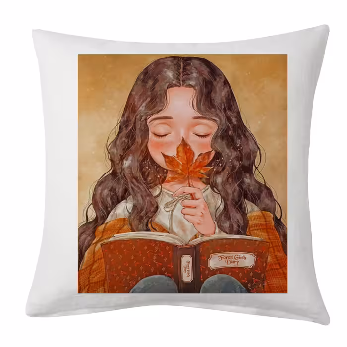 کاور کوسن مدل دختر پاییز