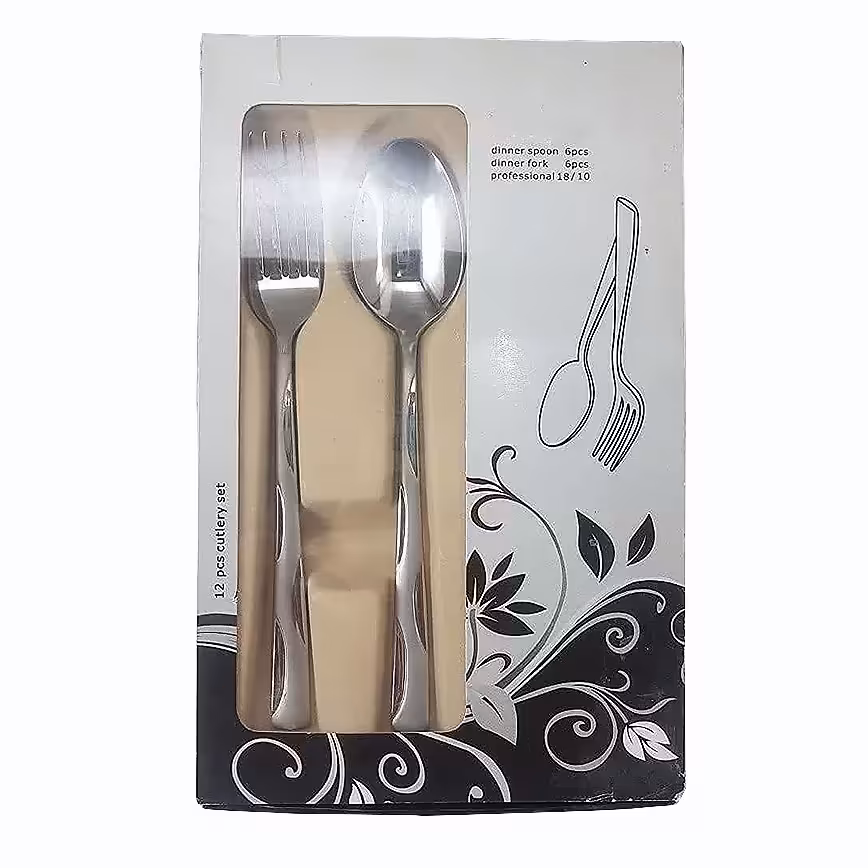 سرویس قاشق و چنگال 12 پارچه مدل پرنس کد 5700