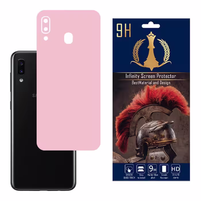 برچسب پوششی اینفینیتی مدل PRO MAX مناسب برای گوشی موبایل سامسونگ Galaxy A20 به همراه محافظ صفحه نمایش