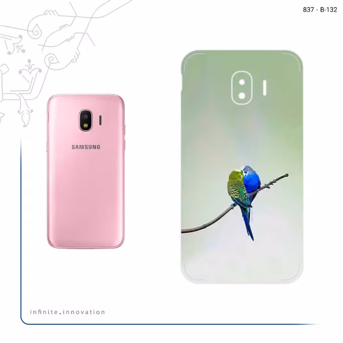 برچسب پوششی ماهوت مدل Lovebird مناسب برای گوشی موبایل سامسونگ Galaxy J2 Pro 2018