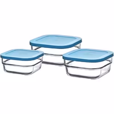 ظرف نگهدارنده پاشاباغچه مدل gourmet کد 97826 بسته سه عددی