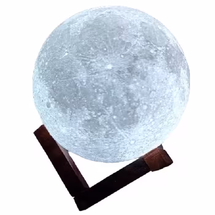 آباژور رومیزی مدل کره ماه M3