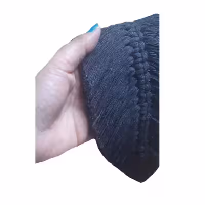 آویز بافتنی مدل برگ بوم کد 35