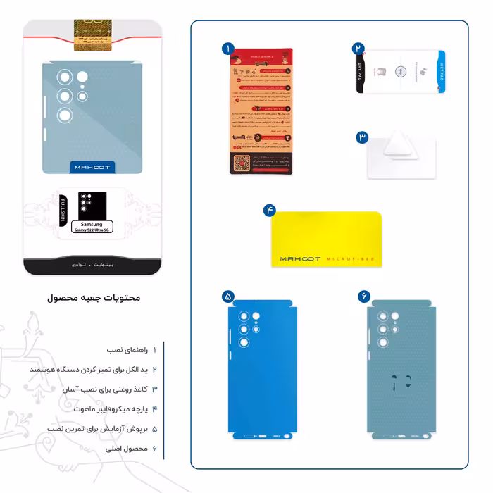 برچسب پوششی ماهوت مدل Minimal Miss and Mister-FullSkin مناسب برای گوشی موبایل سامسونگ Galaxy S22 Ultra 5G