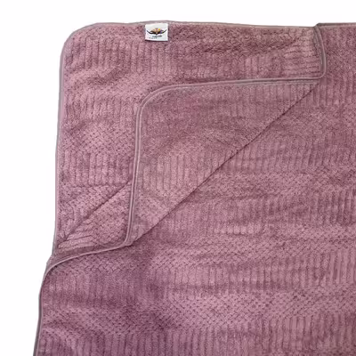 حوله دستی شایسته مدل نسترن سایز 35X75 سانتی متر