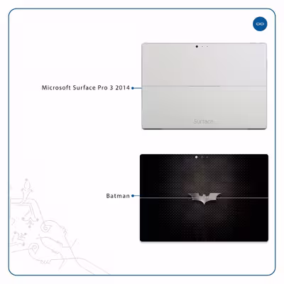 برچسب پوششی ماهوت مدل Batman مناسب برای تبلت مایکروسافت Surface Pro 3 2014