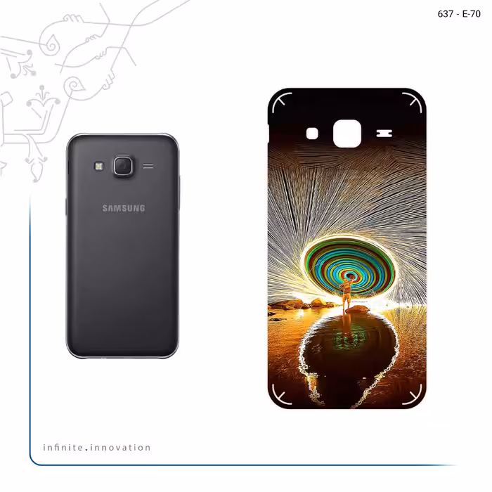 برچسب پوششی ماهوت مدل Night Light Fountain مناسب برای گوشی موبایل سامسونگ Galaxy J5