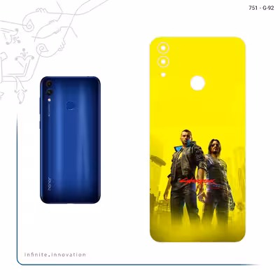 برچسب پوششی ماهوت مدل Cyberpunk Game Series مناسب برای گوشی موبایل آنر 8C