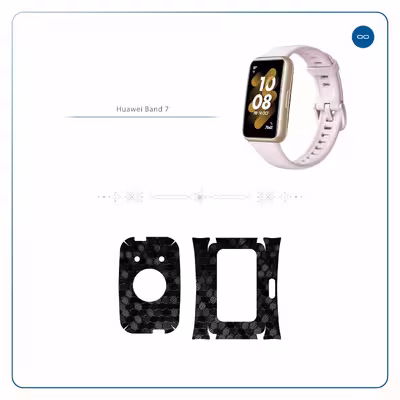 برچسب ماهوت طرح Honey-Comb-Circle مناسب برای ساعت هوشمند هوآوی Band 7