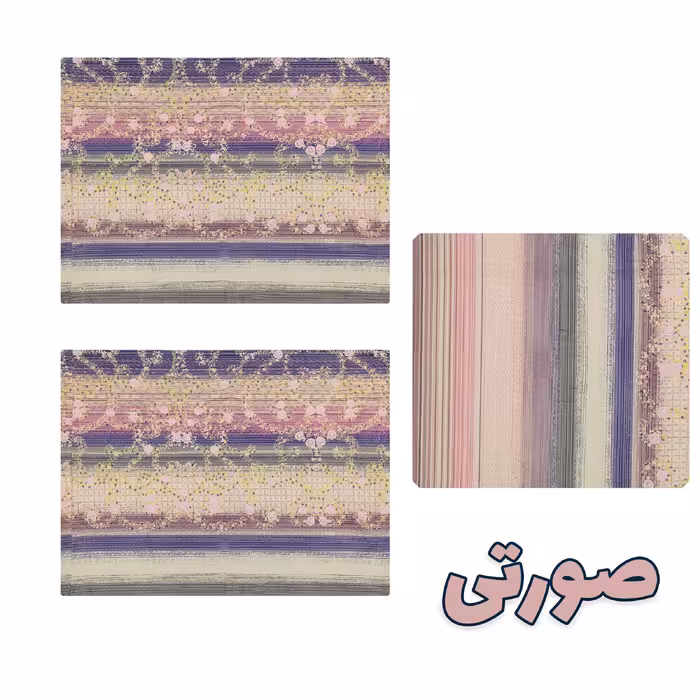 سرویس ملحفه بومرنگ مدل SubaZ-180 دونفره 3 تکه