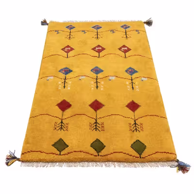 گبه دستباف یک متری سی پرشیا کد 122456