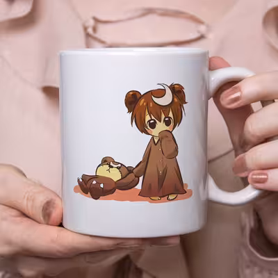 ماگ طرح دختر