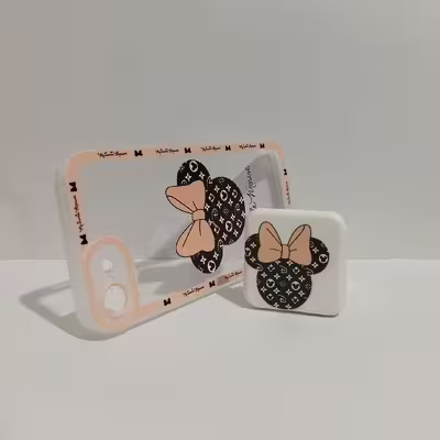 کاور کد 7405 مناسب برای گوشی موبایل اپل iphone 8 به همراه پایه نگهدارنده
