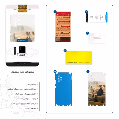 برچسب پوششی ماهوت مدل Foggy Plain-FullSkin مناسب برای گوشی موبایل سامسونگ Galaxy M32 5G