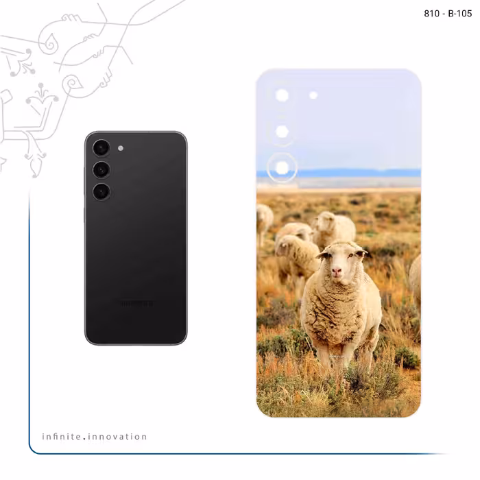 برچسب پوششی ماهوت مدل Sheep مناسب برای گوشی موبایل سامسونگ Galaxy S23 Plus