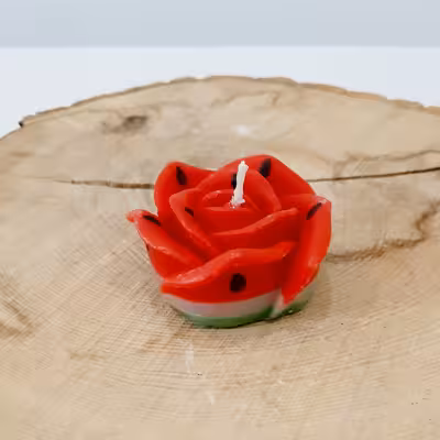 قالب شمع مدل گل رز سه بعدی