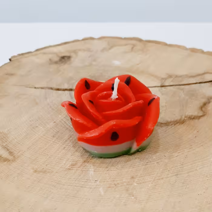 قالب شمع مدل گل رز سه بعدی