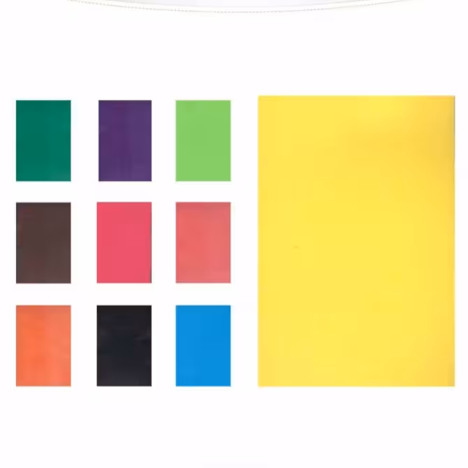 بسته 10 تایی مقوا رنگی نازک A3 پشت خط دار 5044 و 2570