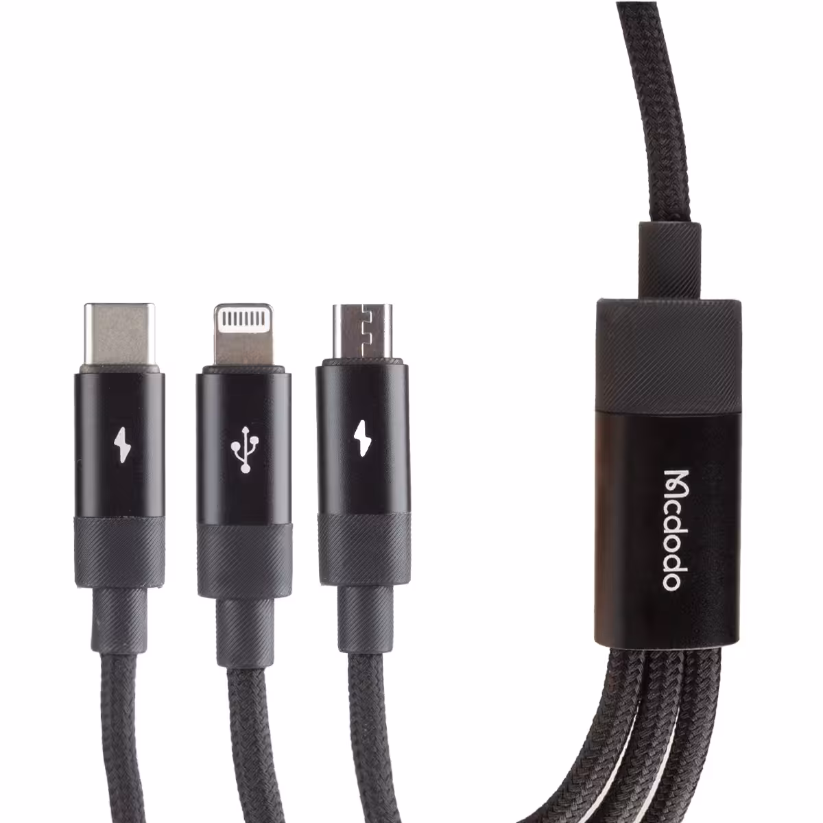 کابل تایپ سی، لایتنینگ و میکرو یو اس بی مک دودو مدل CA-579 طول 1.2 متر