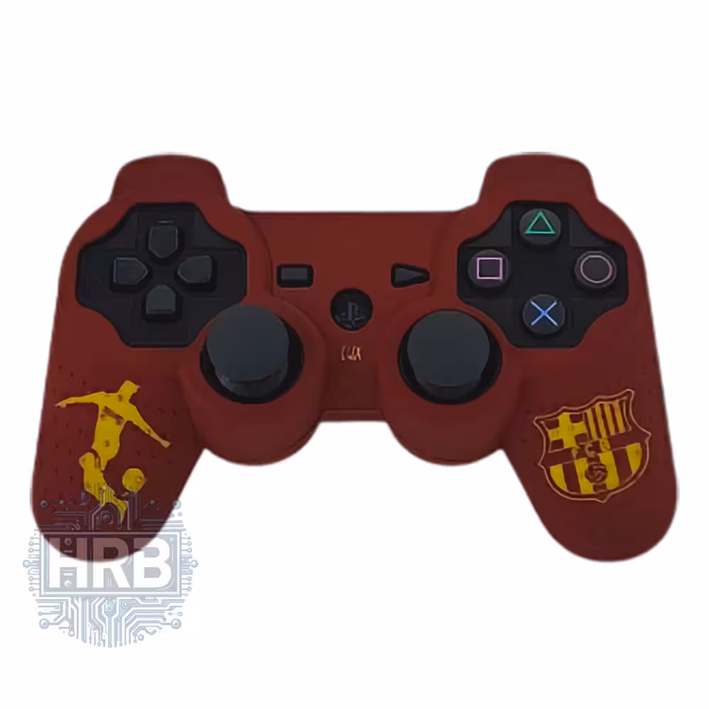 روکش دسته ژله ای PS2/PS3 طرح Barcelona