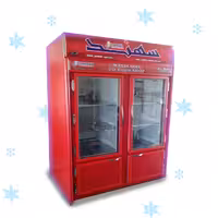 یخچال کبابی عرض1/5 متری رنگ قرمز سهند (ارسال با باربری و پس کرایه)