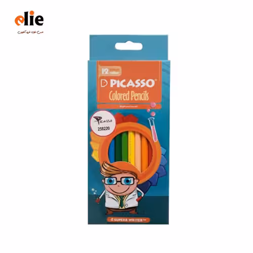 مدادرنگی 12 رنگ پیکاسو -Picasso- جعبه مقوایی