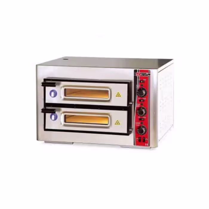 فر پیتزا برقی 8 بشقاب 2 طبقه قطر 25 و 30 برند SGS