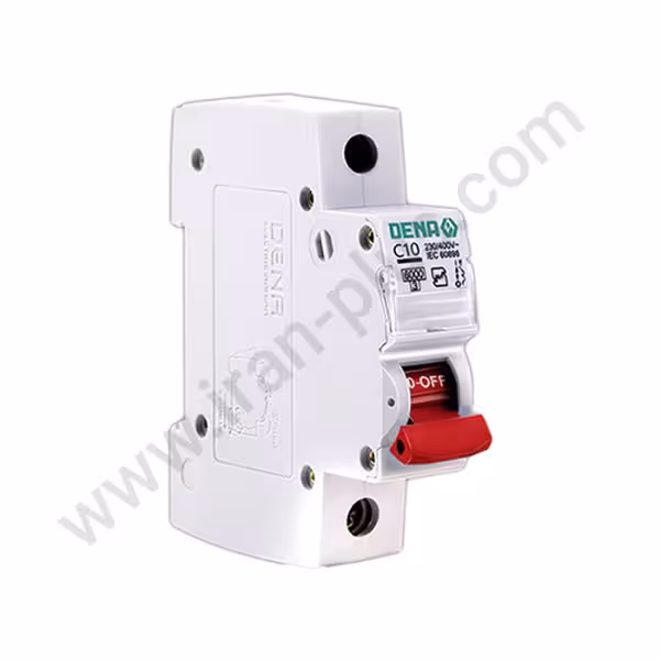 فیوز مینیاتوری تک پل 10 آمپر دناالکتریک مدل C10-6KA