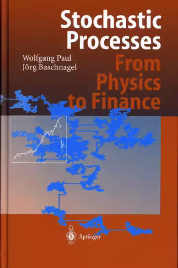 خرید و دانلود نسخه کامل کتاب Stochastic processes: from physics to finance