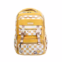 کوله پشتی مدرسه کریس بلا مدل چهارخونه 1027 | چاوه