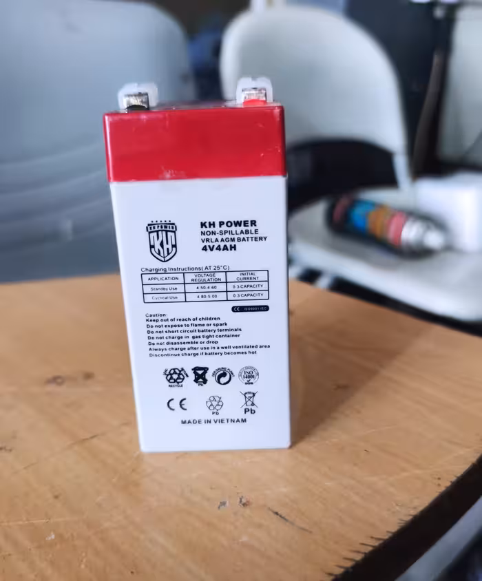 باتری 4 ولت خارجی مناسب چراغ قوه ، ترازو ، باسکول