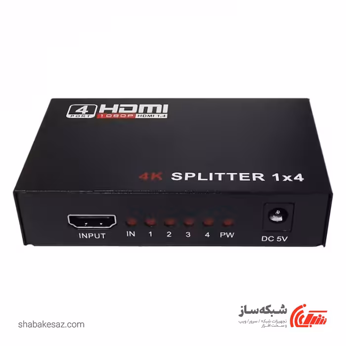 قیمت و خرید اسپلیتر HDMI چهار پورت وی نت V-NET V-SPHD1404 - شبکه ساز