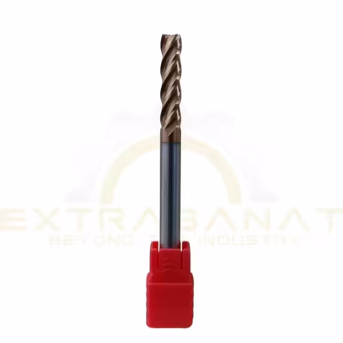فرز انگشتی الماس 6x6Dx75L-4F HRC55 برند Max Power