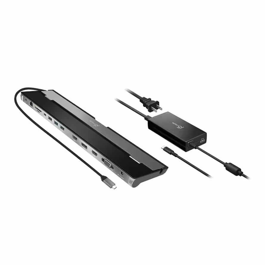 داک چند کاره Type-C جی5 کریت JCD543P Black