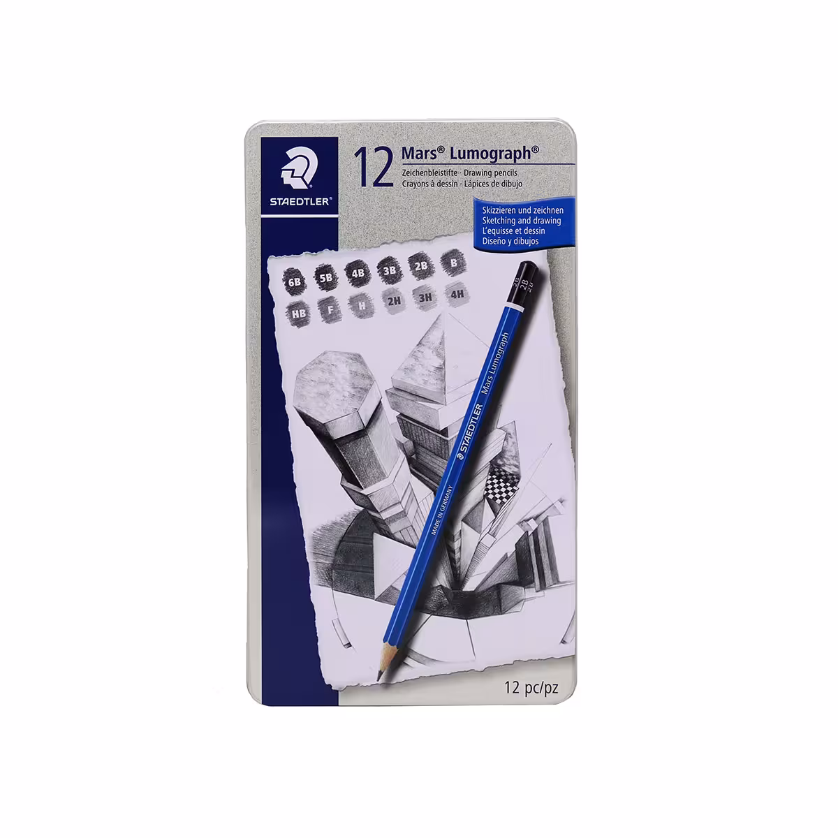 ست مداد طراحي 12 تايي استدلر