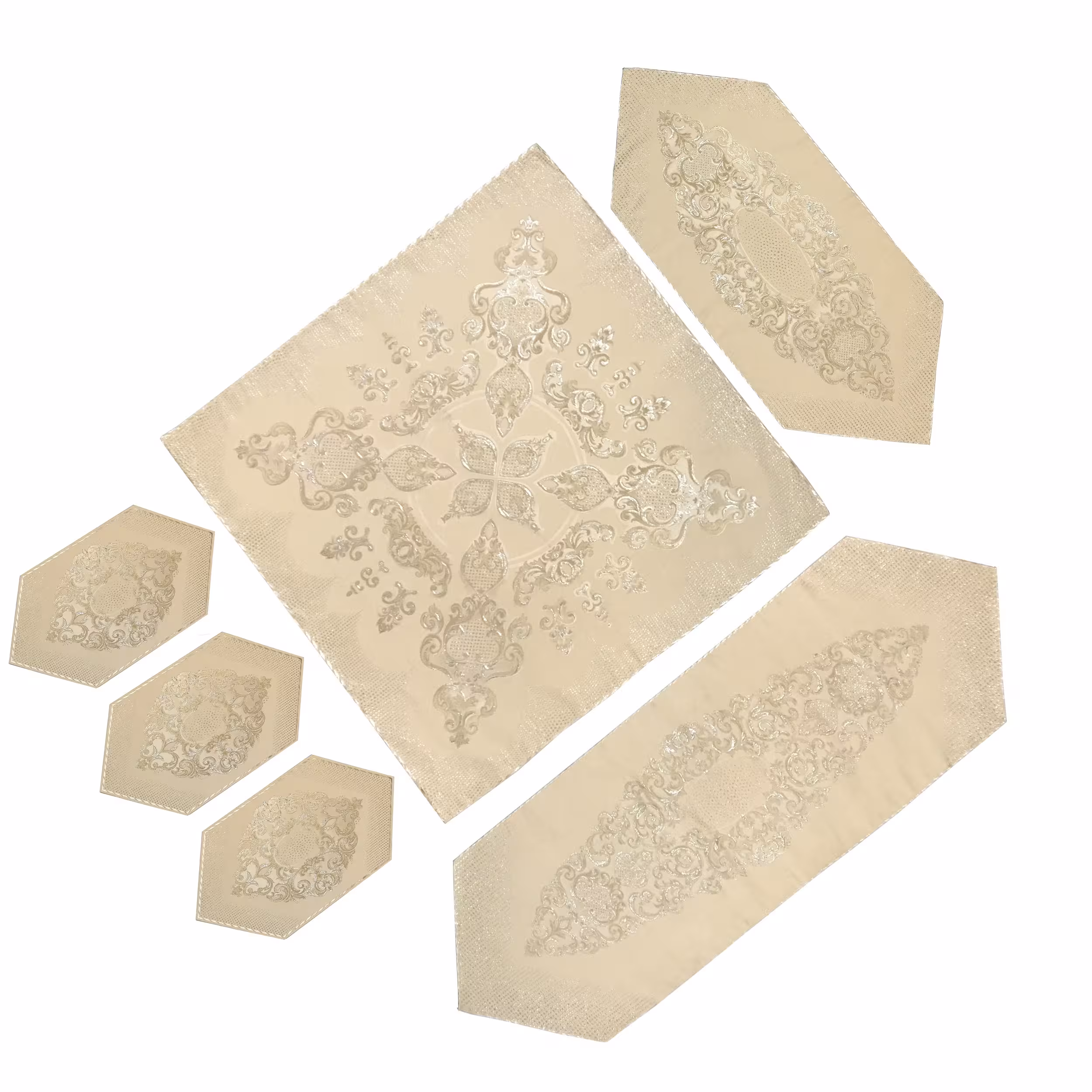 ست 6 تکه رومیزی کد 735