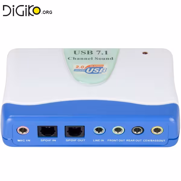 کارت صدا نیمه حرفه ای اکسترنال 7 کانال با خروجی اپتیکال