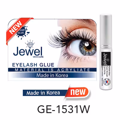 چسب مژه مصنوعی ژله ای برس دار Jewel GE-1531W