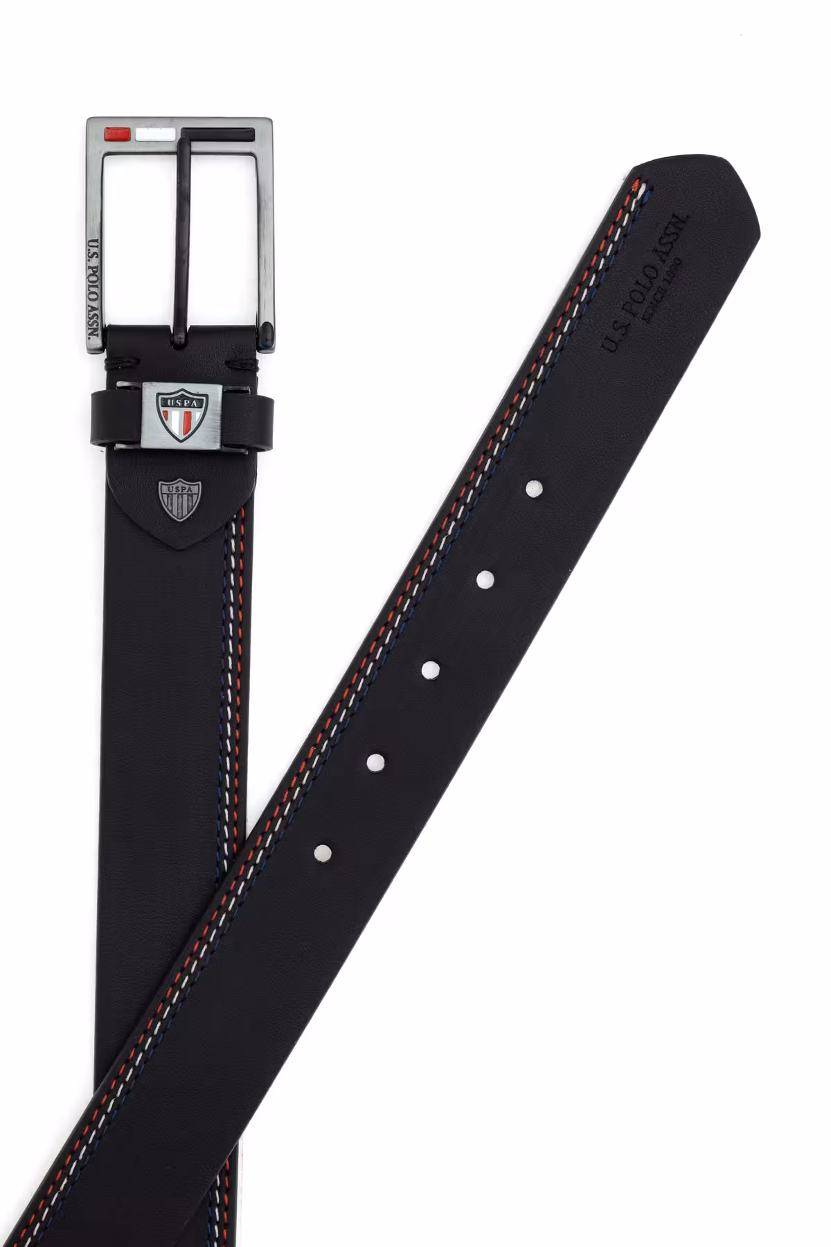 کمربند مردانه سیاه مردان اورجینال US Polo Assn