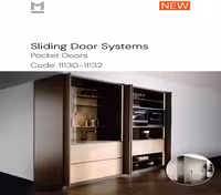 مکانیزم پاکت درب ایتالیایی Pocket doors ملونی