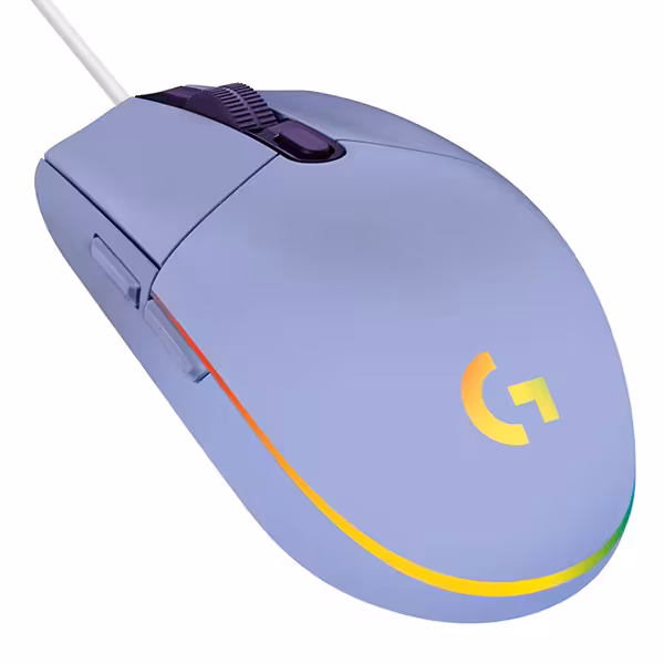 ماوس لاجیتک Mouse Logitech G203 Lightsync Wired Purple